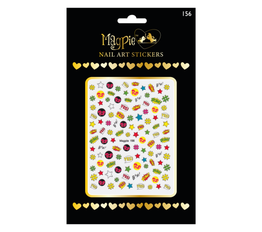 Magpie 156 Retro Stickers