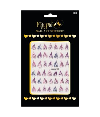 Magpie 183 Purple Flame Stickers