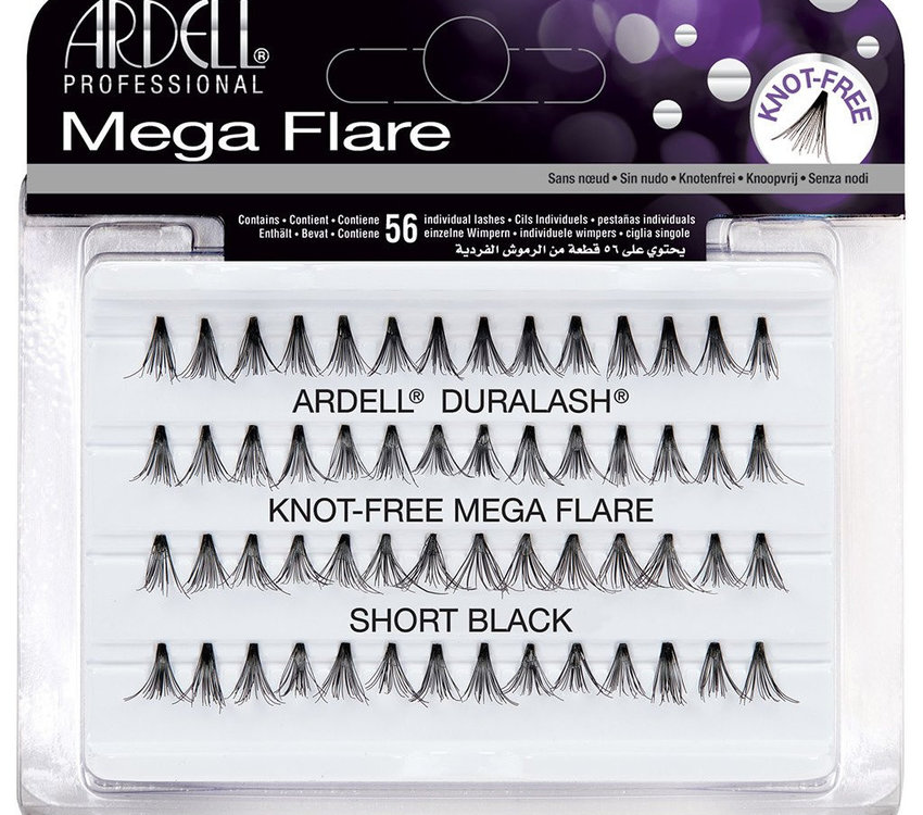 Ardell DuraLash Knot-Free Mega Flare Short Black