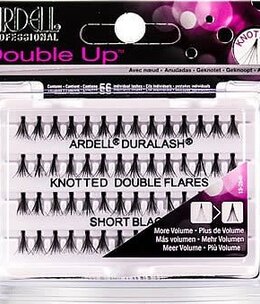Ardell Double Up  Short Black Knotted Double Flare
