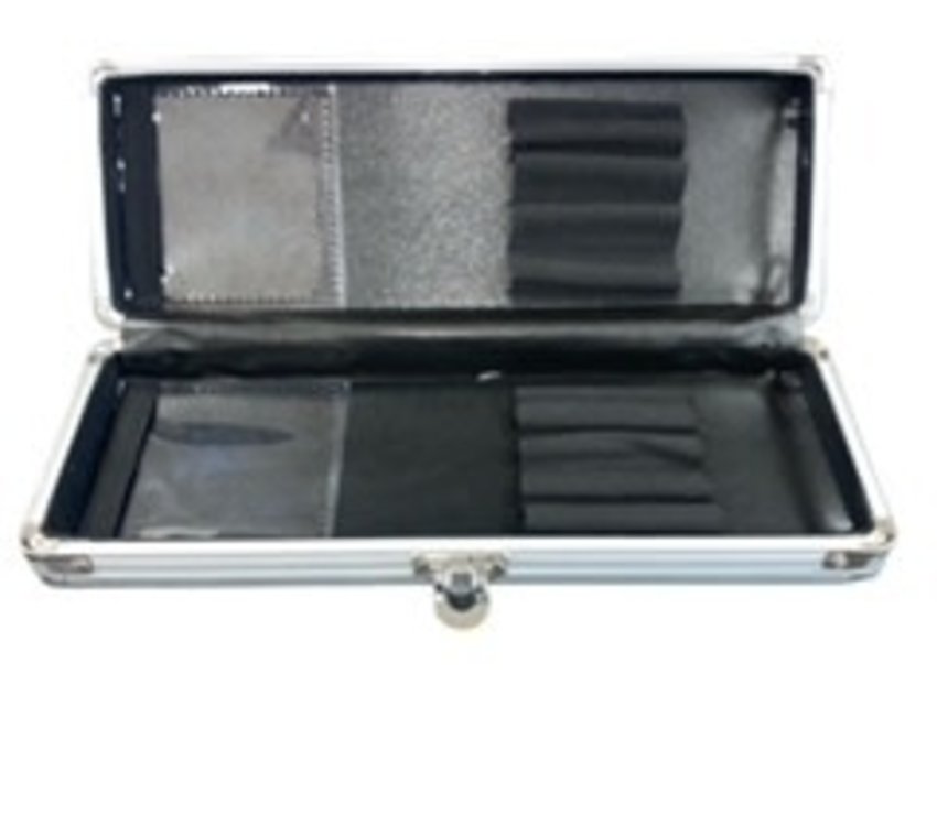 Silver Brush Case 8pcs