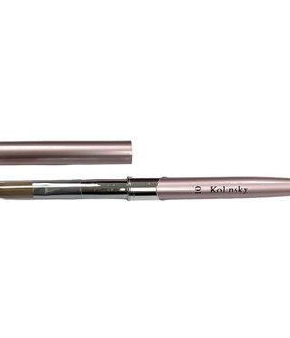 Kolinsky Acrylic Brush #10 Pink with Lid