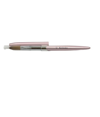 Kolinsky Pink Acrylic Brush  with Lid #12