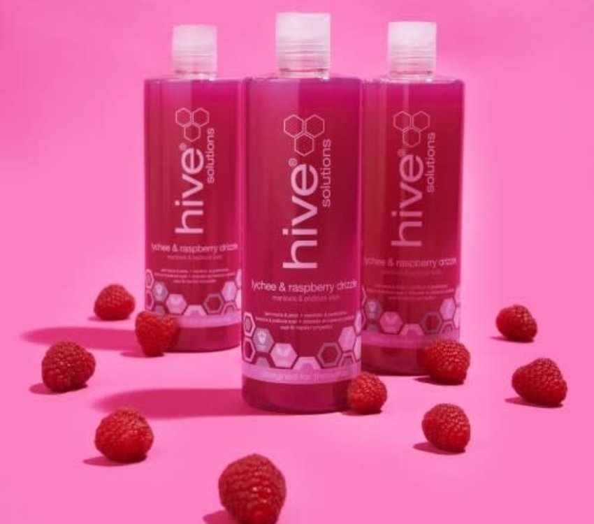 Hive Lychee & Raspberry Drizzle 400ml