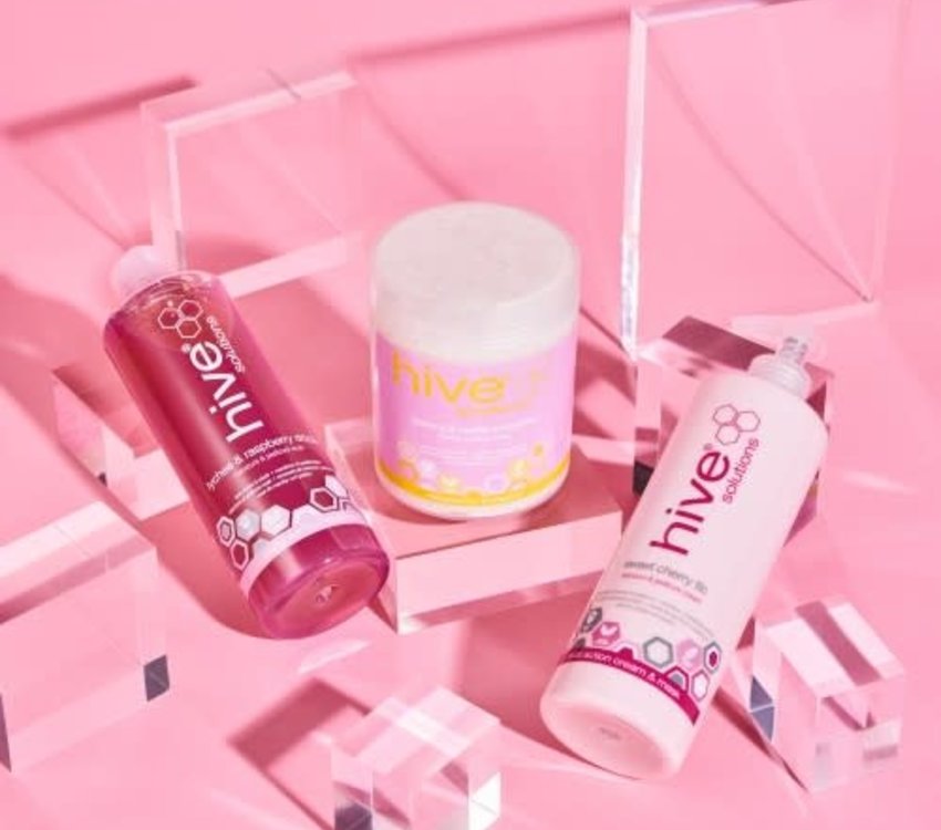 Hive Lychee & Raspberry Drizzle 400ml