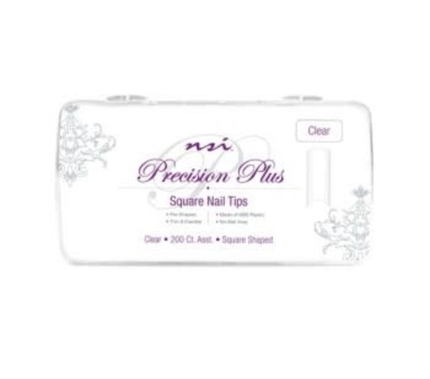 NSI Precision Plus Square Nail Tips 200ct