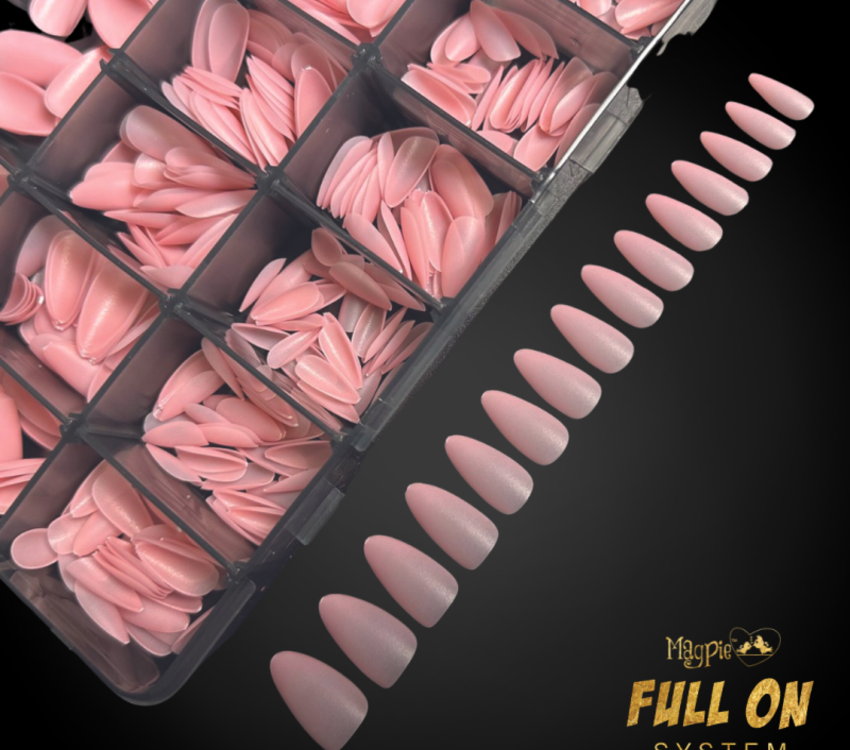 Magpie Full On Tips Almond Pink | Matte 510pcs