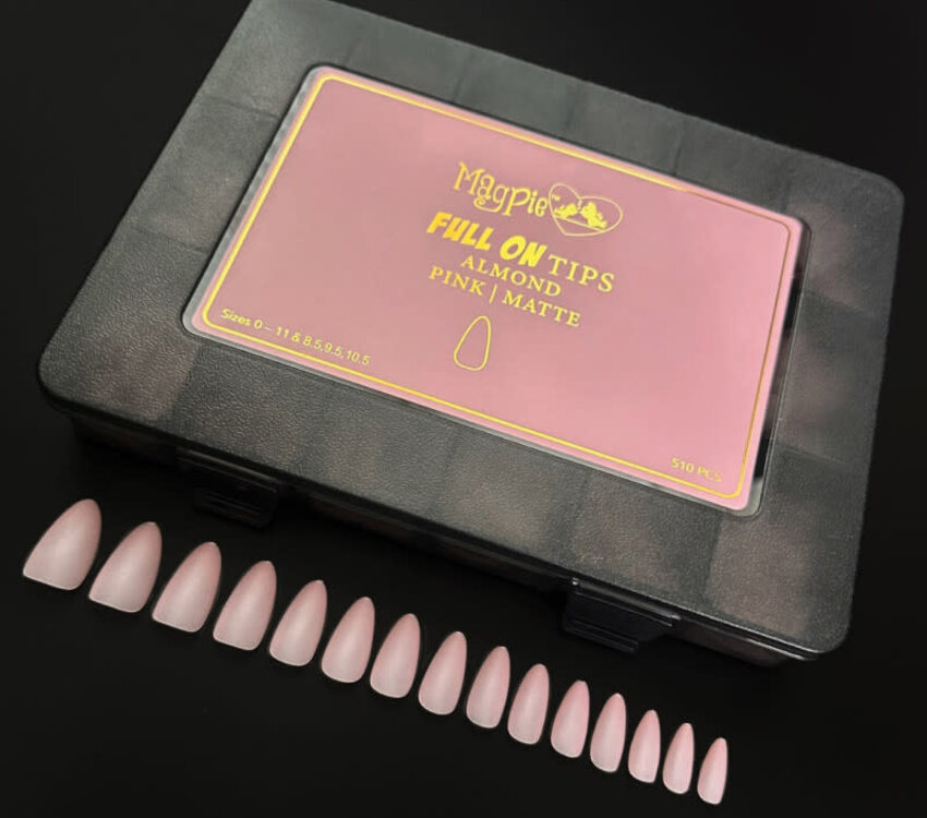 Magpie Full On Tips Almond Pink | Matte 510pcs