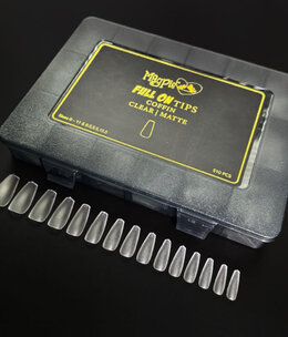 Magpie FULL ON TIPS COFFIN Clear | Matte