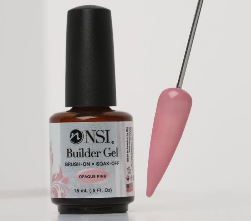 NSI Builder Gel Opaque Pink 15ml(was rubber base)