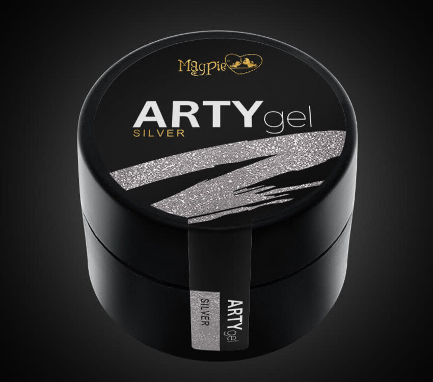 Magpie Silver Arty Gel Paint