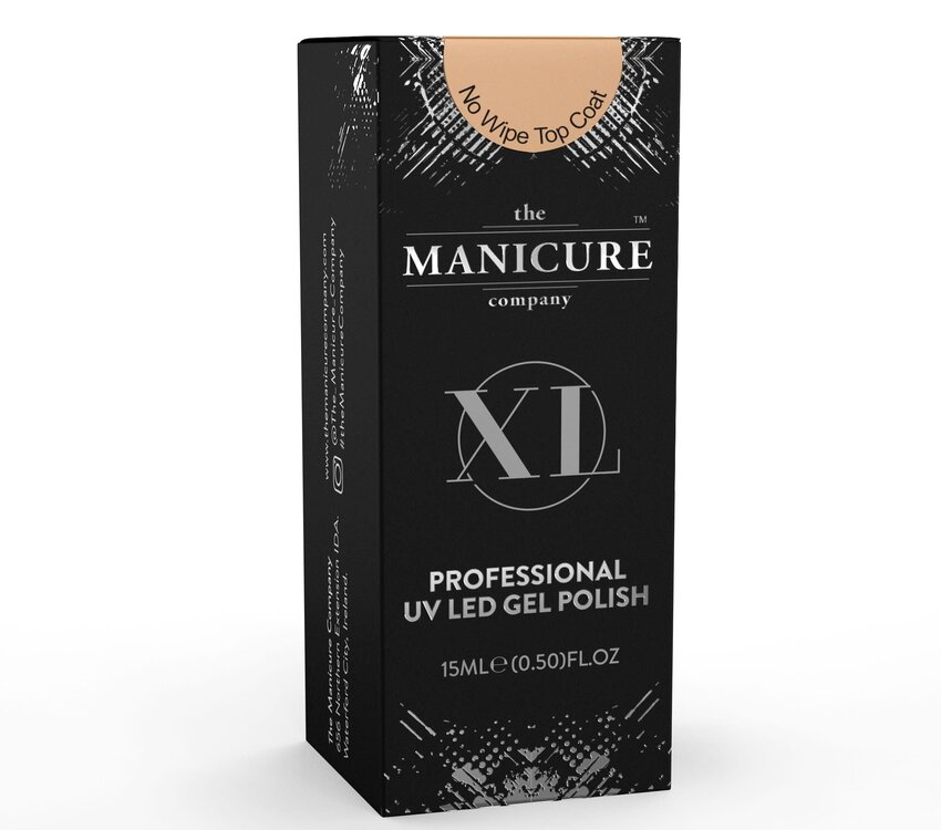 The manicure Company No Wipe Top Coat 100ml Salon Refill Bottle