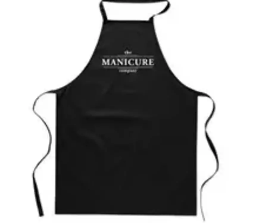 The manicure Company Logo manicure apron