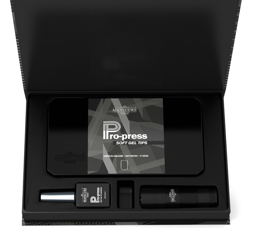 The manicure Company Pro Press Medium Square Starter Kit