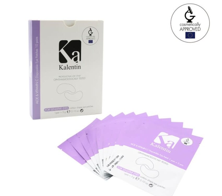 Kalentin Aloe & Vitamin C Eye Pads - Sensitive Eyes 10pk
