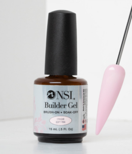NSI Builder Gel Opaque Soft Pink 15ml(was rubber base)