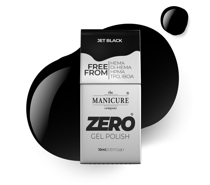 The manicure Company Zero Gel Polish - Jet Black MCZ002 10ml
