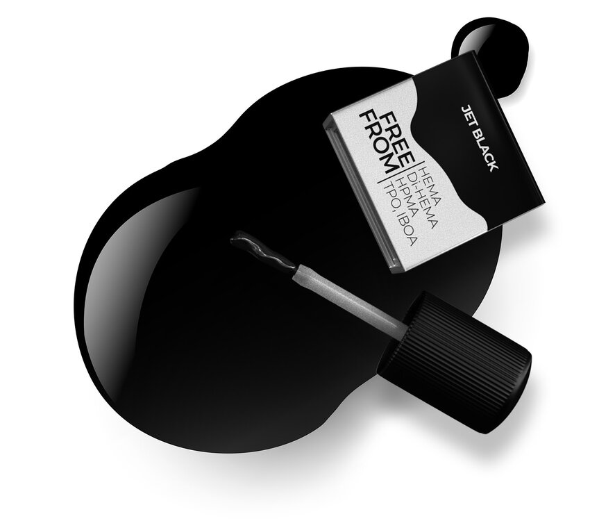 The manicure Company Zero Gel Polish - Jet Black MCZ002 10ml