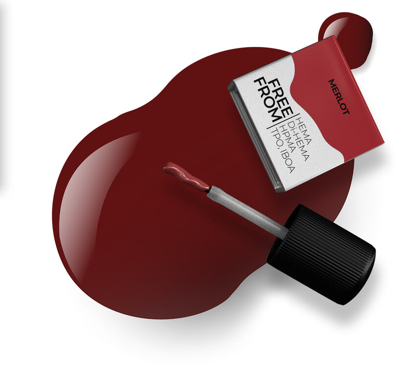 The manicure Company Zero Gel Polish  - Merlot MCZ003 10ml
