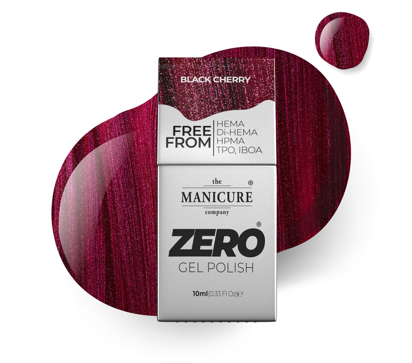 The manicure Company Zero Gel Polish - Black Cherry MCZ010 10ml