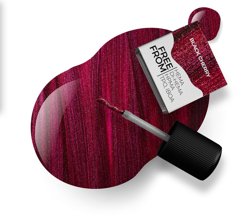The manicure Company Zero Gel Polish - Black Cherry MCZ010 10ml
