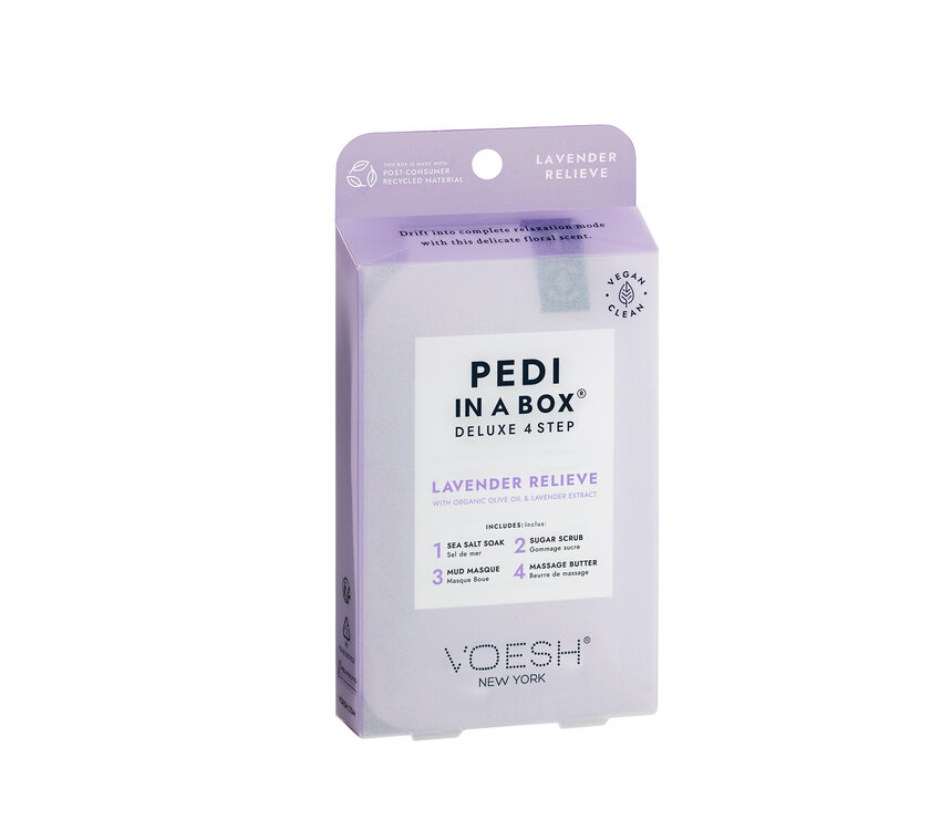 Voesh Pedi in a Box 4 step Lavender Relieve