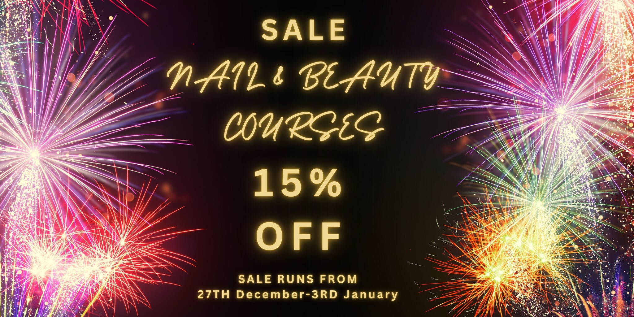 15% off Nail & Beauty Courses