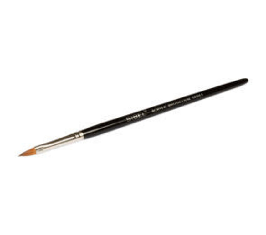 Sibel Acrylic Brush Oval Small
