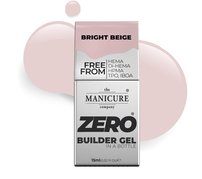 The manicure Company ZERO Builder Gel in a bottle-Bright Beige 15ml
