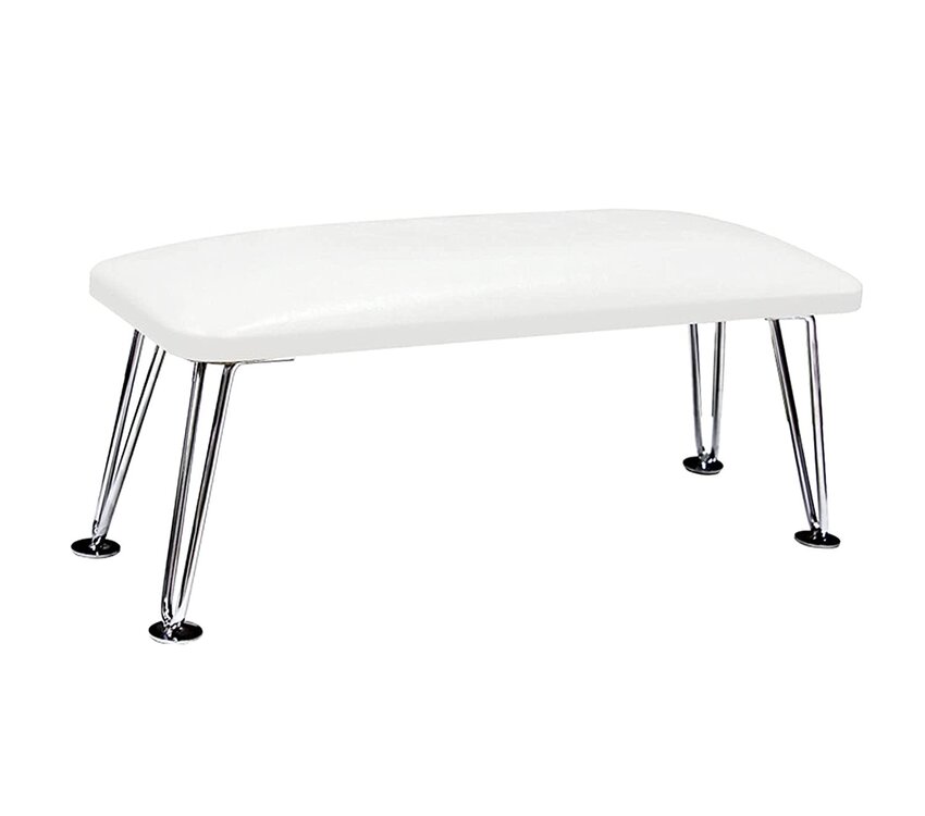 NSI leather Hand pillow white