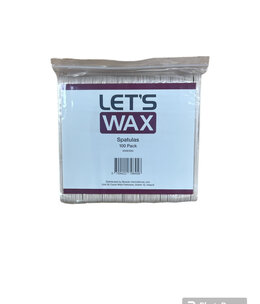 Lets Wax Spatulas 100pk