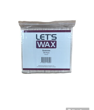 Lets Wax Spatulas 100pk