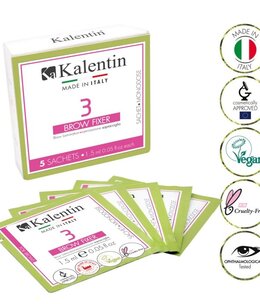 Kalentin BROW LAMINATION FIXER SINGLE-DOSE SACHETS 1.5ml - Pack of 5