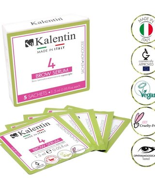 Kalentin BROW LAMINATION SERUM SINGLE-DOSE SACHETS 1.5ml - Pack of 5