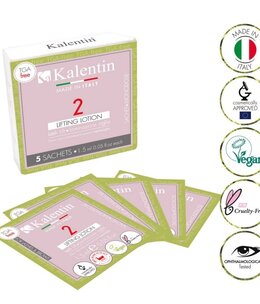Kalentin VEGAN LIFTING LOTION SINGLE-DOSE SACHETS TGA FREE 1.5ml (lashes & brows) - Pack of 5