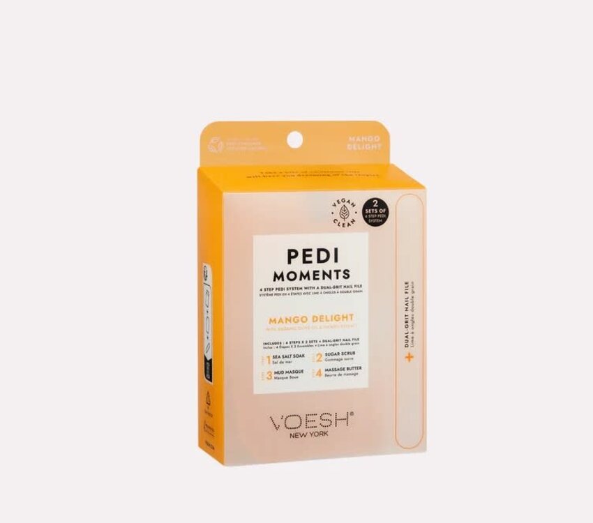 Voesh Pedi Moments 4 step Duo Pack Mango Delight