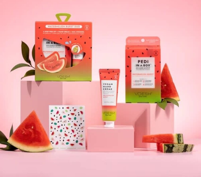 Voesh Pedi in a Box Watermelon Burst Duo