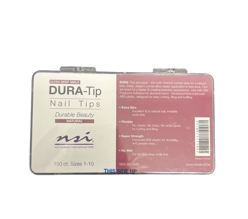 NSI Dura Tip Natural Ultra Deep Smile 150ct