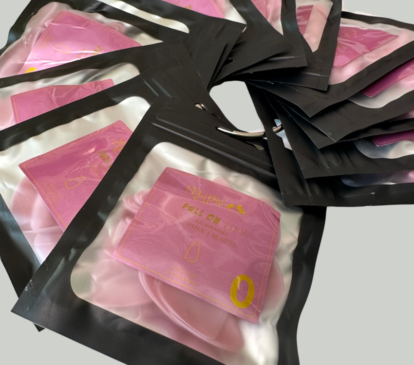 Magpie Full On Tips Refills ALMOND | PINK | MATTE 50pk