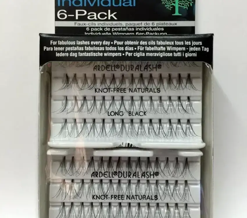 Ardell DuraLash Knot-Free Naturals Long Black 6pk