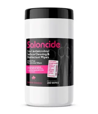 Saloncide Anti-Microbial Disinfectant Wipes 200