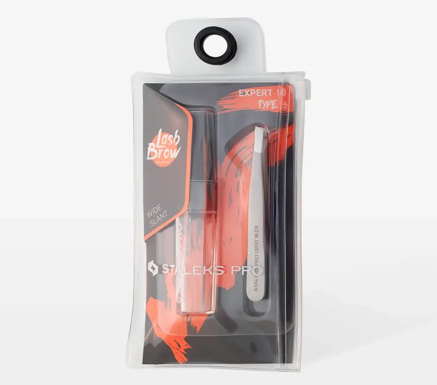 Staleks Brow Tweezers (wide beveled) EXPERT 10 Type 3