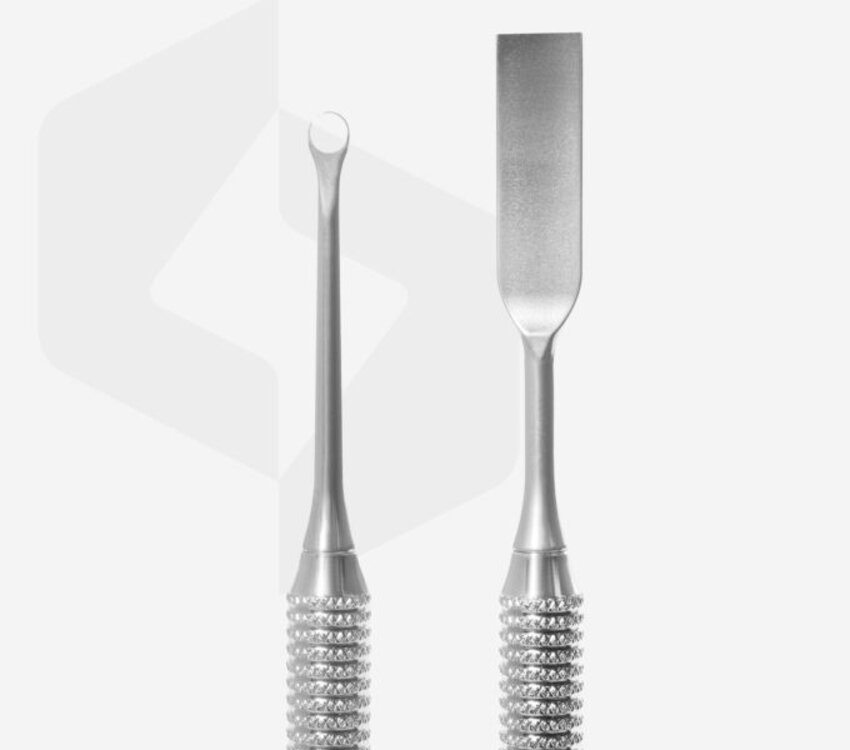 Staleks Pro Manicure Pusher EXPERT 51 / 1 (straight flat and loop pusher)