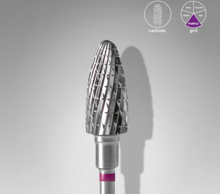 Staleks Carbide Corn Purple Bit 6mm / 14mm