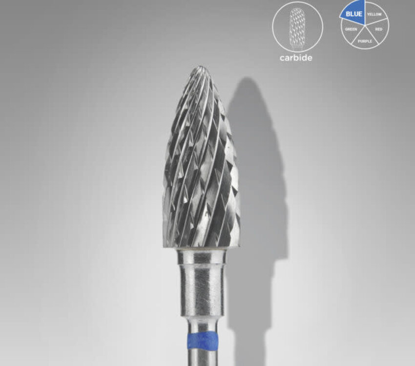 Staleks Carbide pine corn bit blue 6 mm / 14 mm