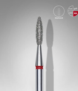 Staleks Diamond flame red bit 2,1 mm /8 mm