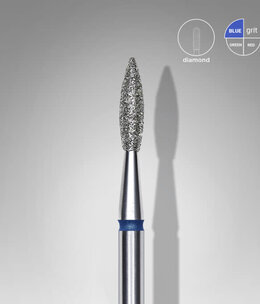 Staleks Diamond pointed flame blue bit 2,1 mm / 8 mm