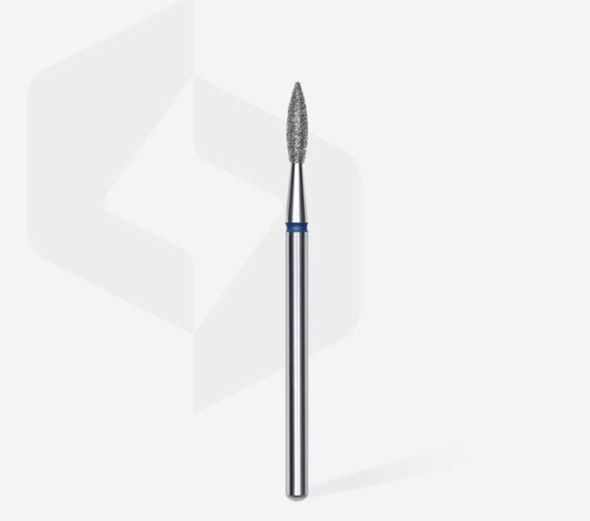 Staleks Diamond pointed flame blue bit 2,1 mm / 8 mm
