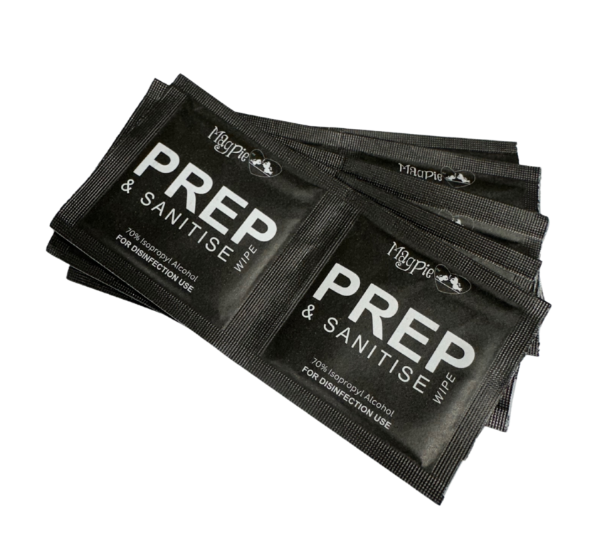Magpie Magpie PREP & SANITISE WIPES 100pk