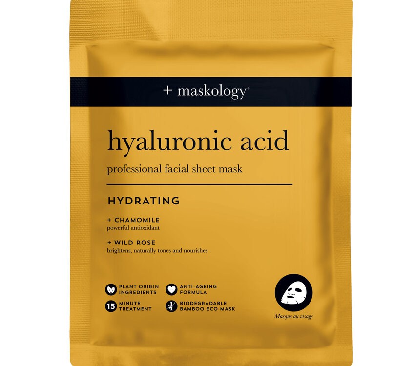 Hive Maskology "HYALURONIC ACID Professional Face Sheet Mask"